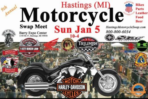 Hastings, Michigan Swap Meet – Bubba's Tri-City Cycle – Linwood, MI