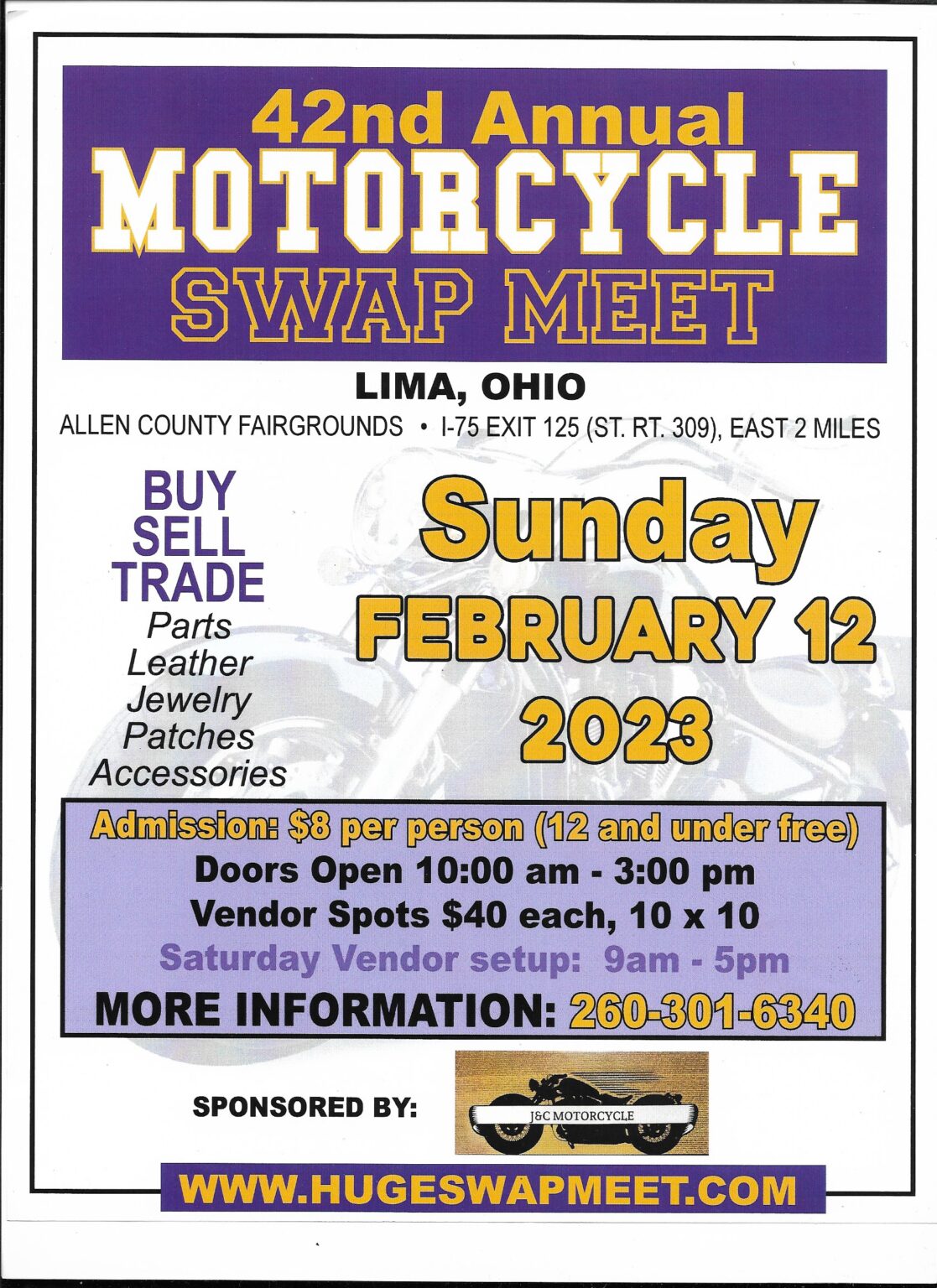 Swap MeetLimaOhio Bubba's TriCity Cycle Linwood, MI